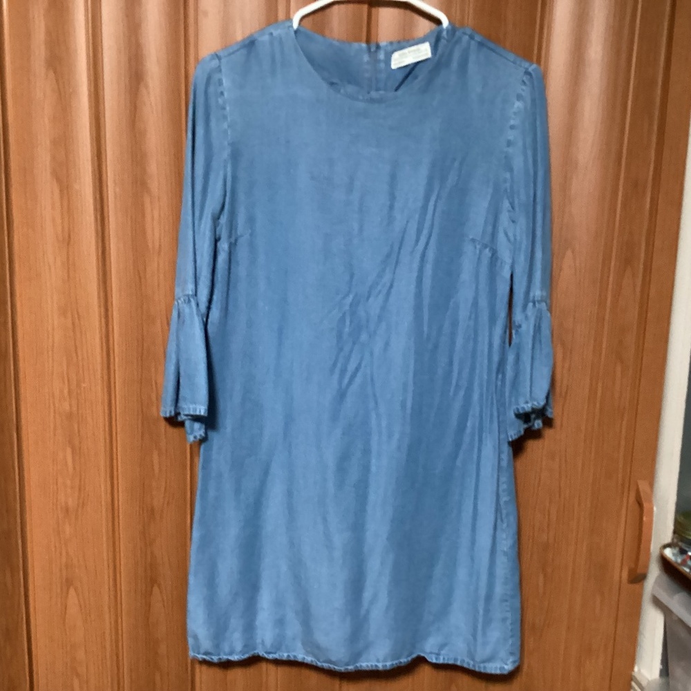 Zara Woman Premium Denim Collection Dress Size XS